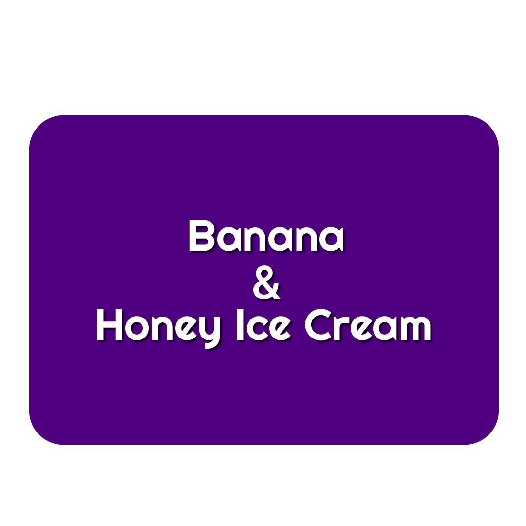 banana and honey ice cream