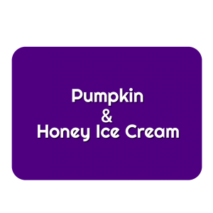 pumpkin honey ice cream